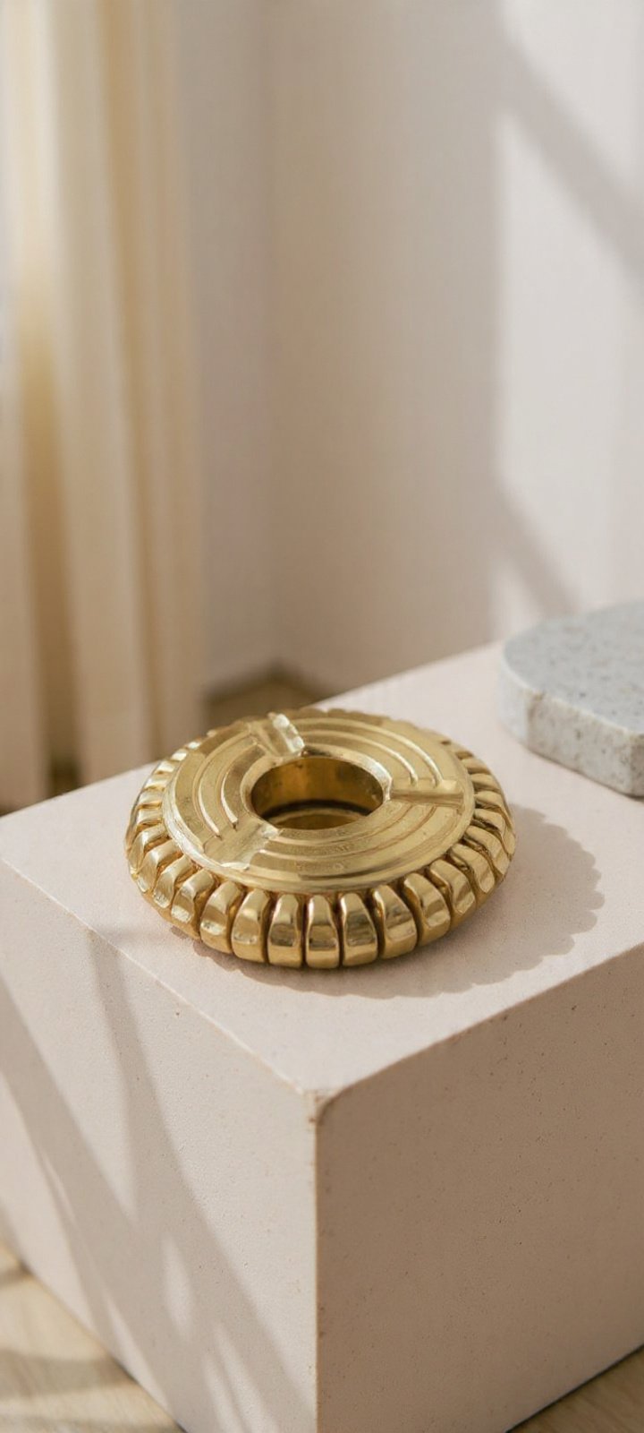 Imperial Brass Ashtray – Minimal Luxe Edition